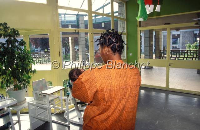 prison 18.JPG - Réfectoire de la nurseryMAF (Maison d'Arrêt des Femmes)Fleury-Mérogis, France